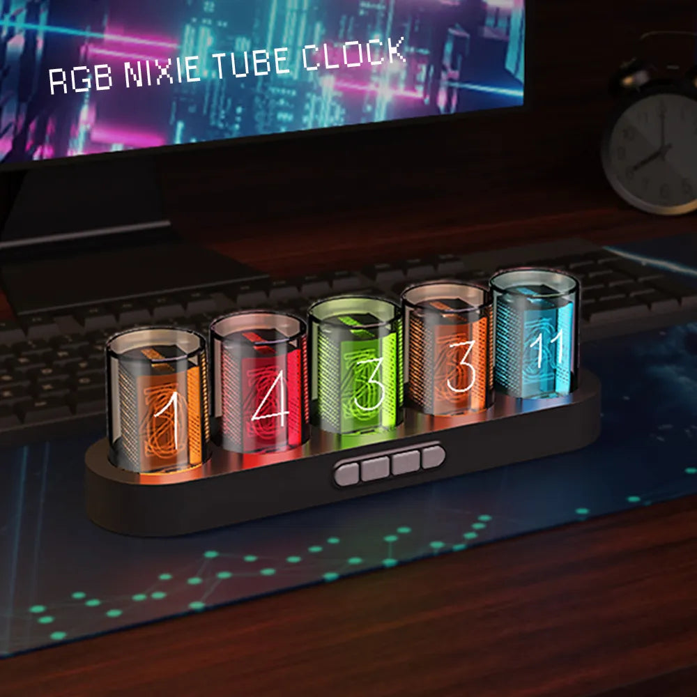 Nixie RGB Design Uhr