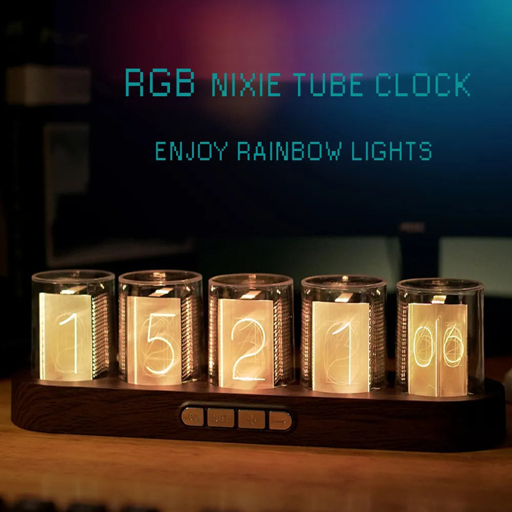 Nixie RGB Design Uhr