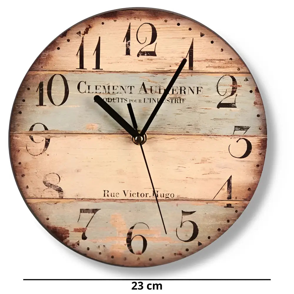 Horloge Murale Vintage en Bois - Horloges murales