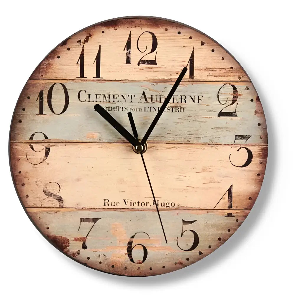 Horloge Murale Vintage en Bois - Horloges murales