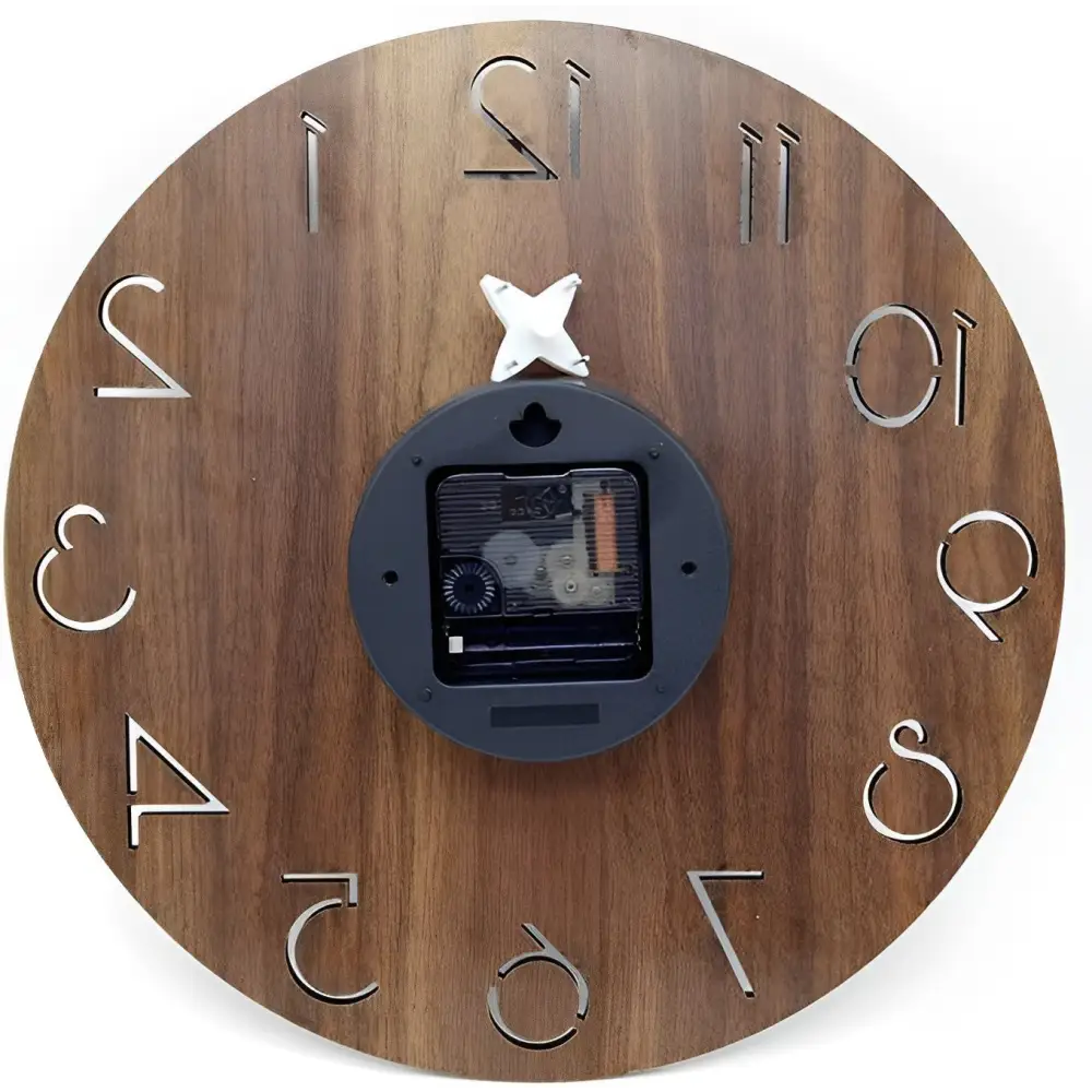 Horloge Murale en Bois Classique - Horloges murales